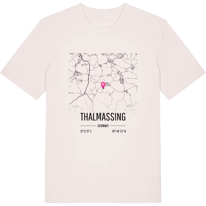 Thalmassing map t-shirt – t-shirt from PinShirt