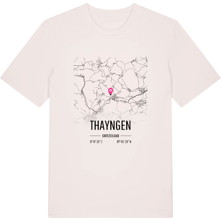 Thayngen map t-shirt – t-shirt from PinShirt