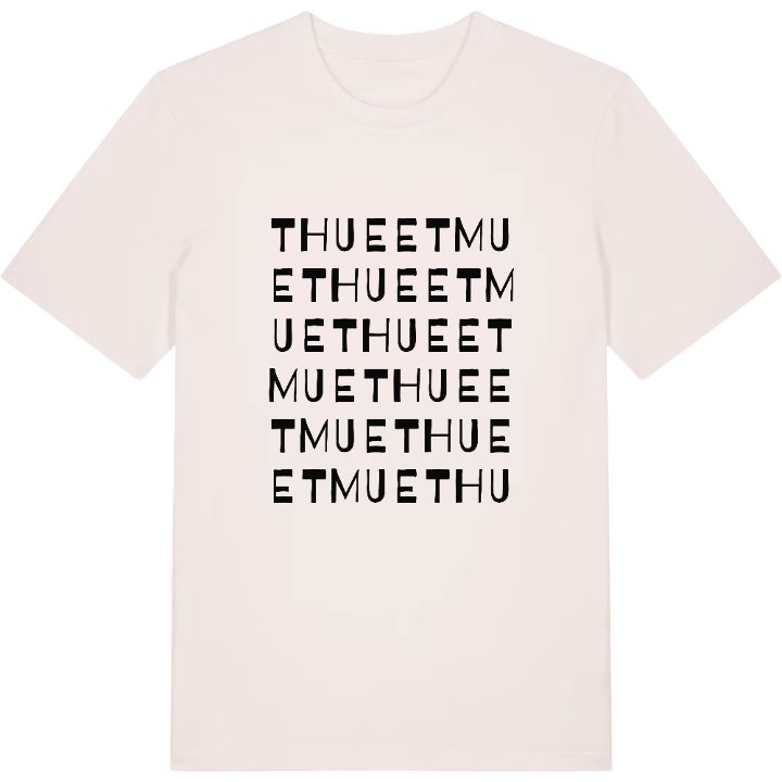 Thue et Mue wordplay t-shirt – t-shirt from PinShirt