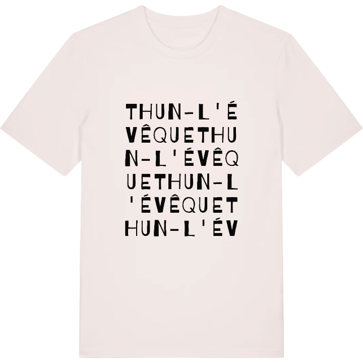 Thun-l'Évêque wordplay t-shirt – t-shirt from PinShirt