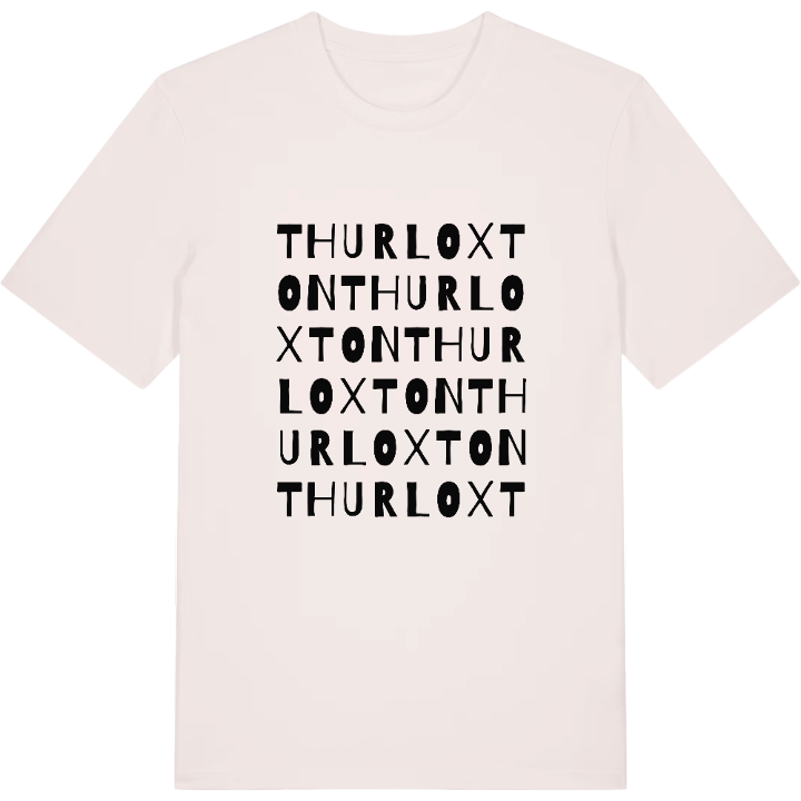 Thurloxton wordplay t-shirt – t-shirt from PinShirt