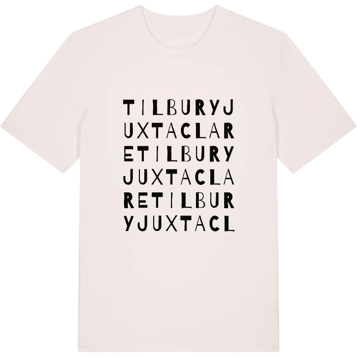 Tilbury Juxta Clare wordplay t-shirt – t-shirt from PinShirt