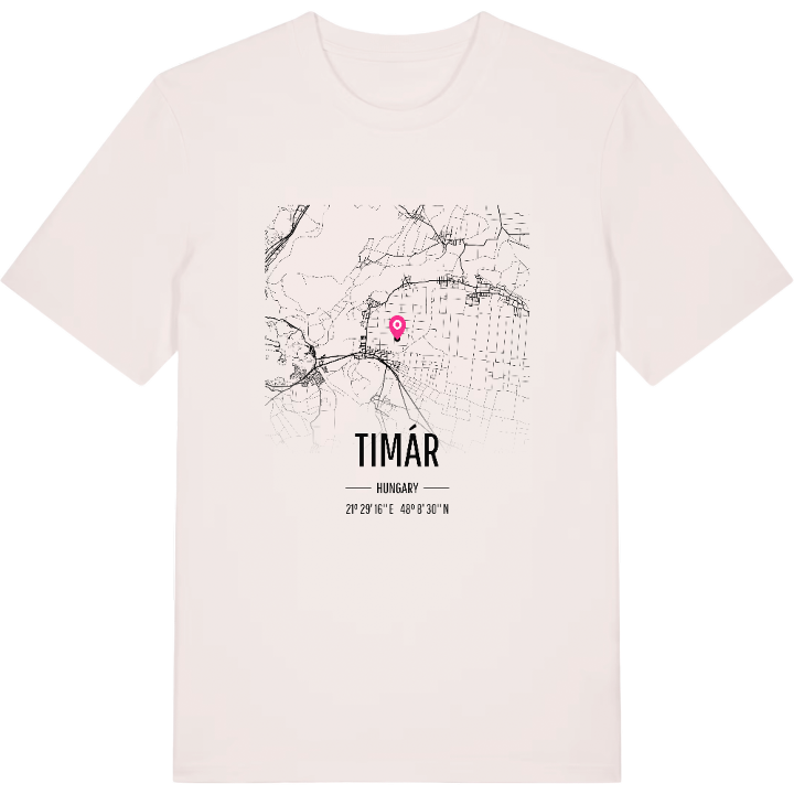 Timár map t-shirt – t-shirt from PinShirt