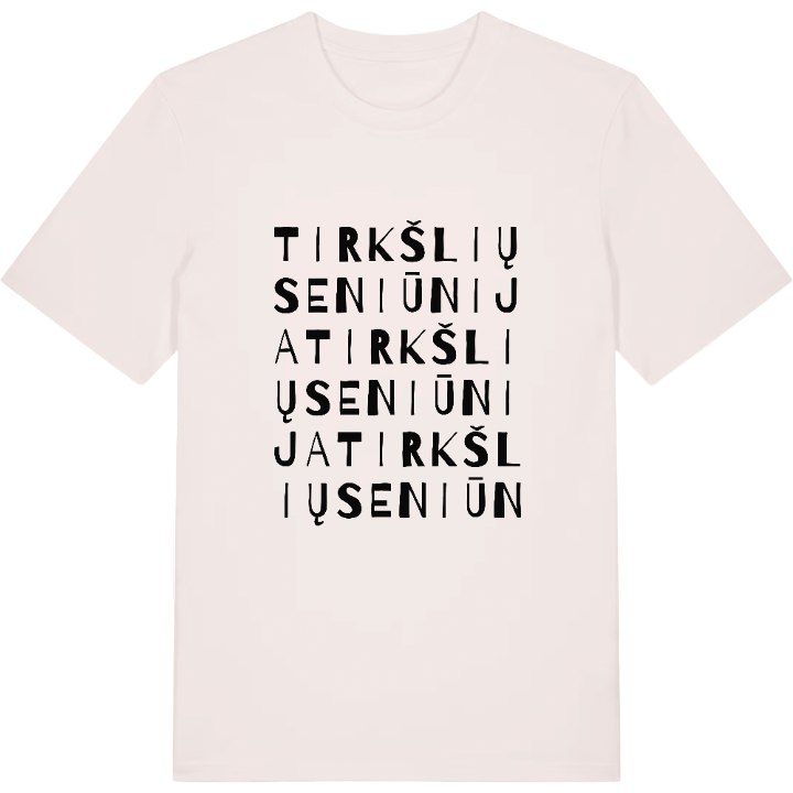 Tirkšlių seniūnija wordplay t-shirt – t-shirt from PinShirt