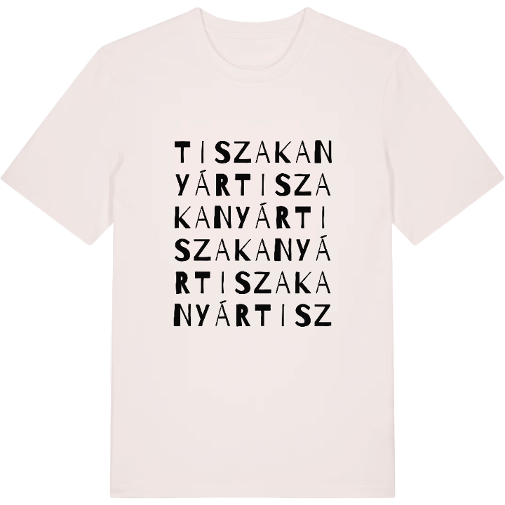 Tiszakanyár wordplay t-shirt – t-shirt from PinShirt