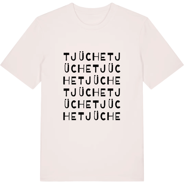 Tjüche wordplay t-shirt – t-shirt from PinShirt
