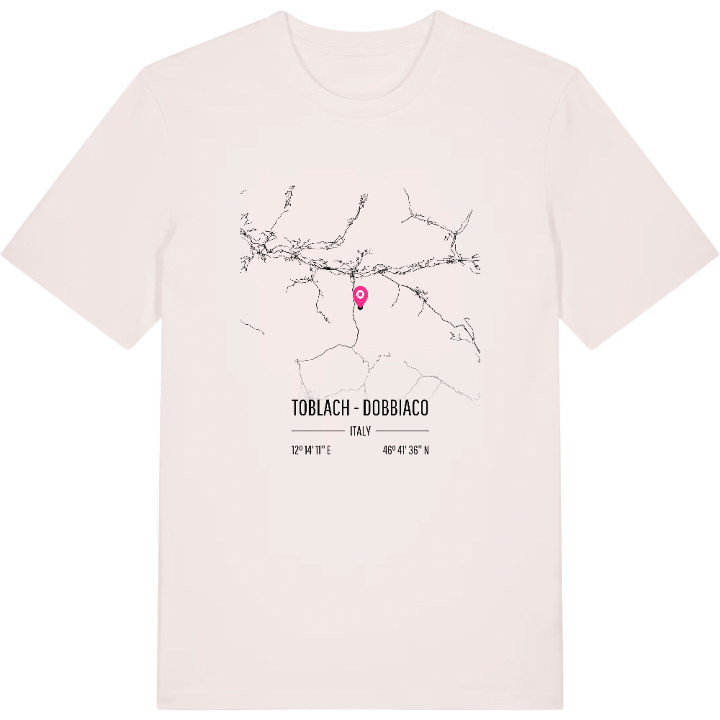 Toblach - Dobbiaco map t-shirt – t-shirt from PinShirt