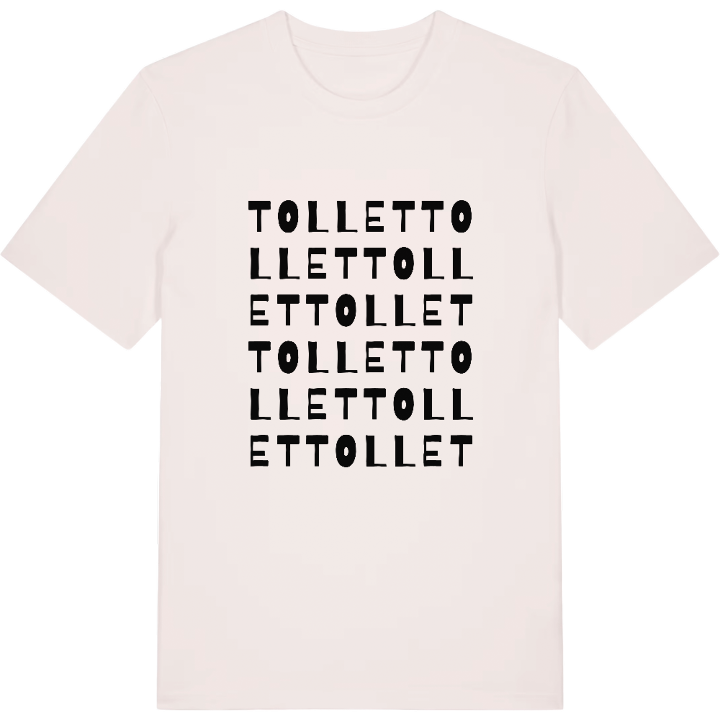 Tollet wordplay t-shirt – t-shirt from PinShirt