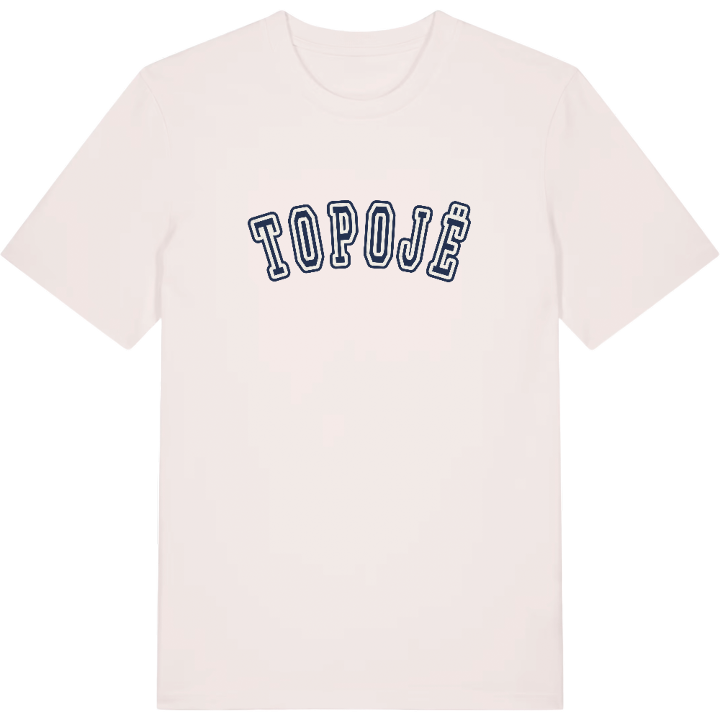 Topojë college t-shirt – t-shirt from PinShirt