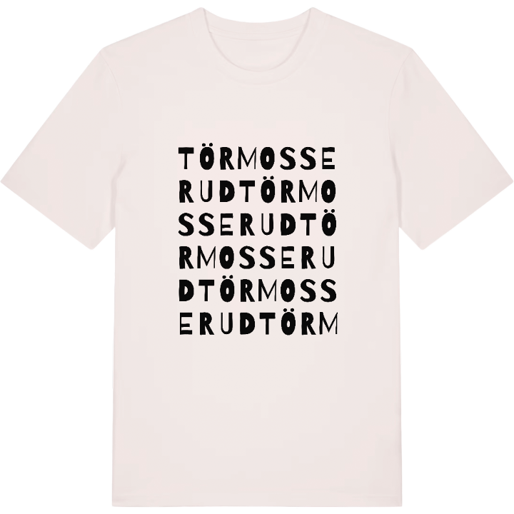 Törmosserud wordplay t-shirt – t-shirt from PinShirt
