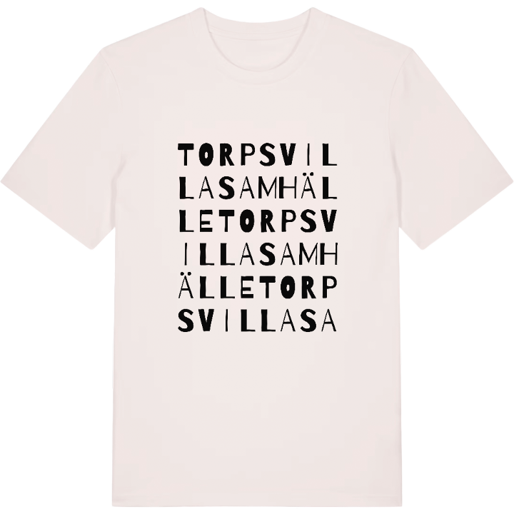 Torps villasamhälle wordplay t-shirt – t-shirt from PinShirt