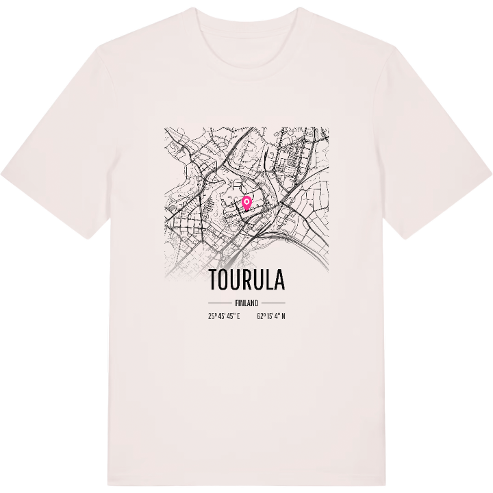 Tourula map t-shirt – t-shirt from PinShirt