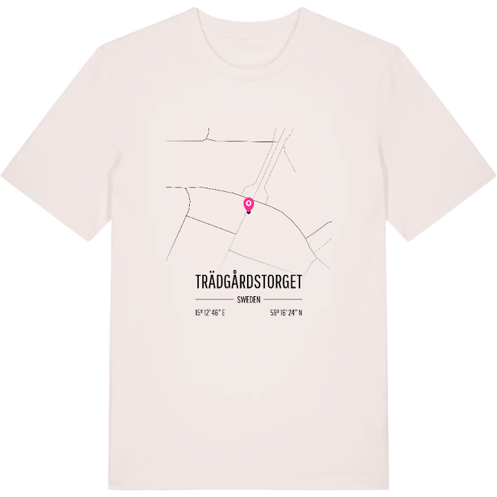 Trädgårdstorget map t-shirt – t-shirt from PinShirt