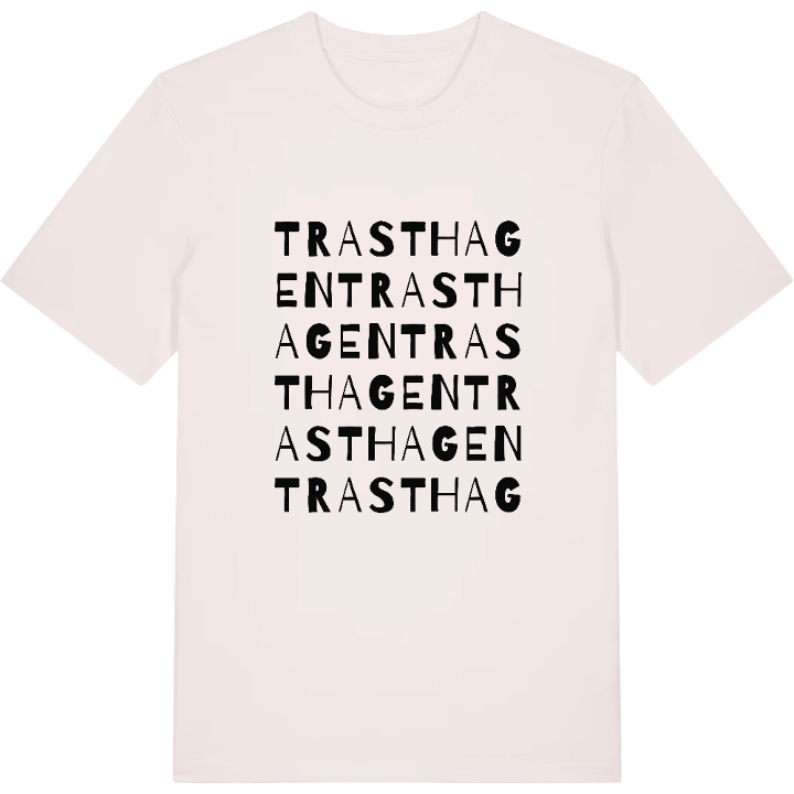 Trasthagen wordplay t-shirt – t-shirt from PinShirt