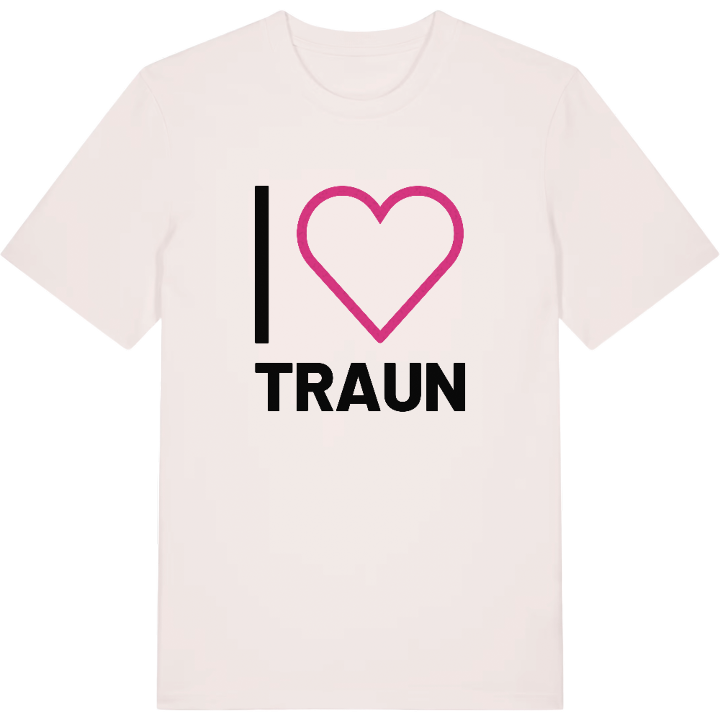 I love Traun t-shirt large print – t-shirt from PinShirt