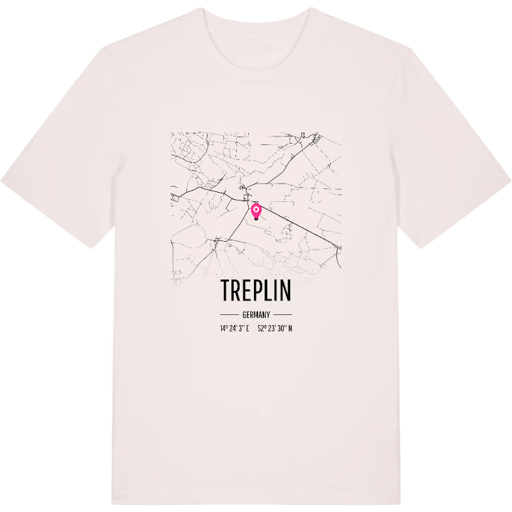 Treplin map t-shirt – t-shirt from PinShirt