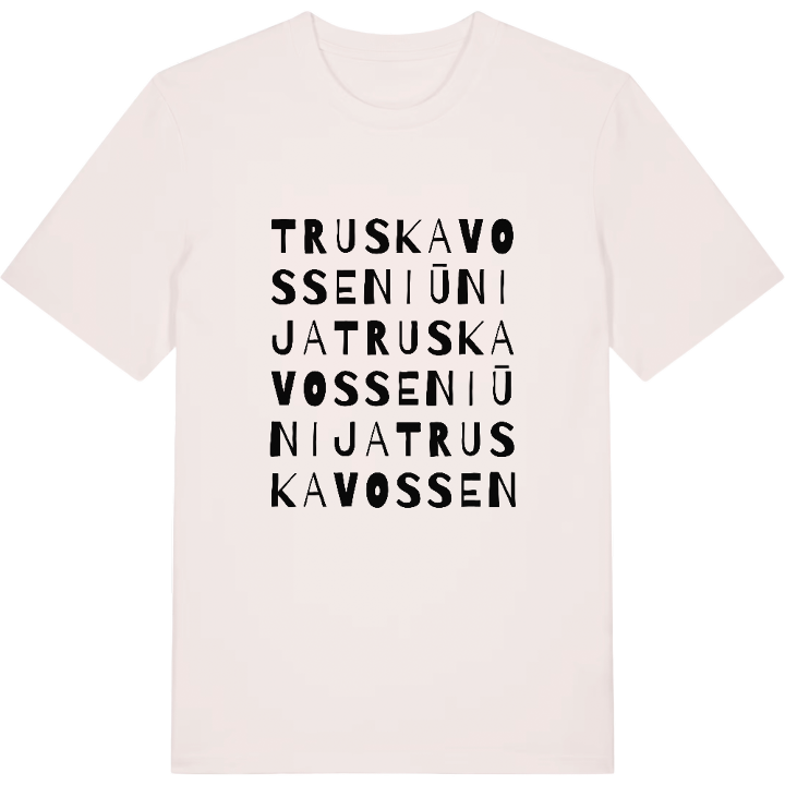 Truskavos seniūnija wordplay t-shirt – t-shirt from PinShirt