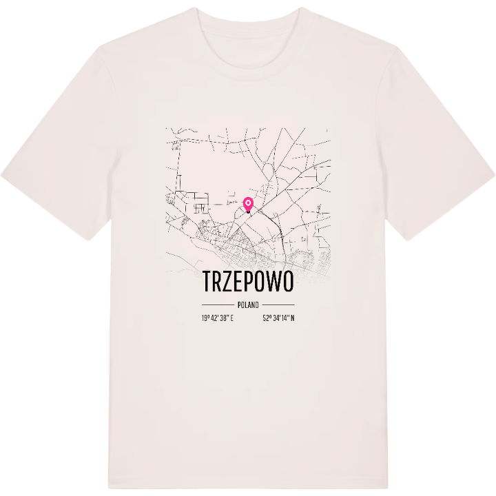 Trzepowo map t-shirt – t-shirt from PinShirt