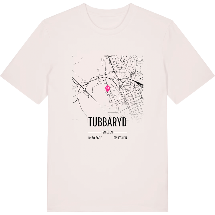 Tubbaryd map t-shirt – t-shirt from PinShirt