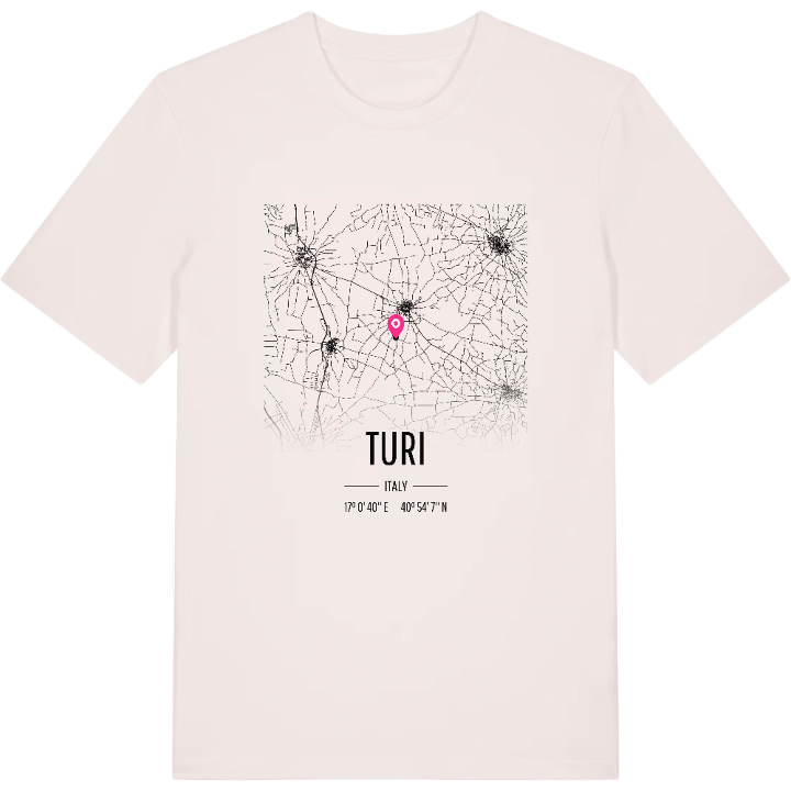 Turi map t-shirt – t-shirt from PinShirt