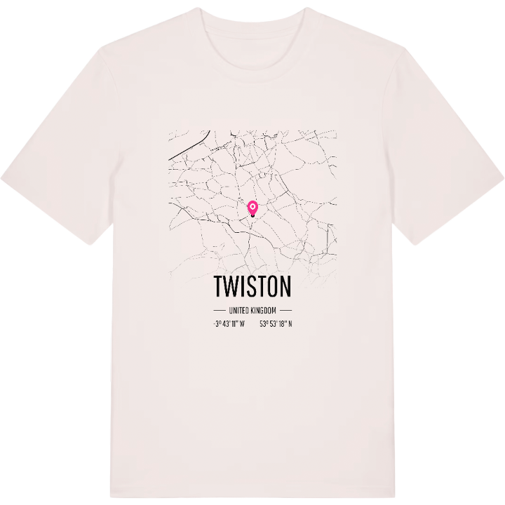 Twiston map t-shirt – t-shirt from PinShirt