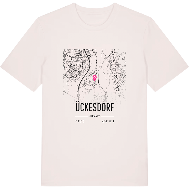 Ückesdorf map t-shirt – t-shirt from PinShirt