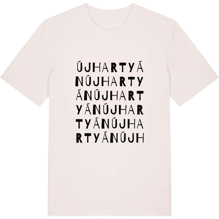 Újhartyán wordplay t-shirt – t-shirt from PinShirt