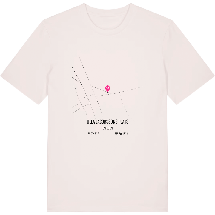 Ulla Jacobssons Plats map t-shirt – t-shirt from PinShirt