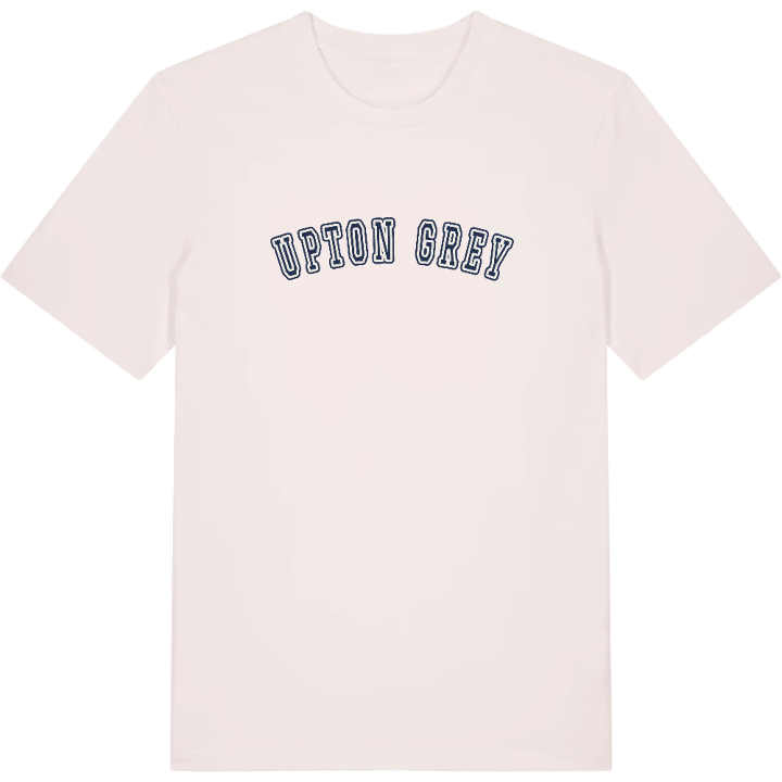 Upton Grey college t-shirt – t-shirt from PinShirt