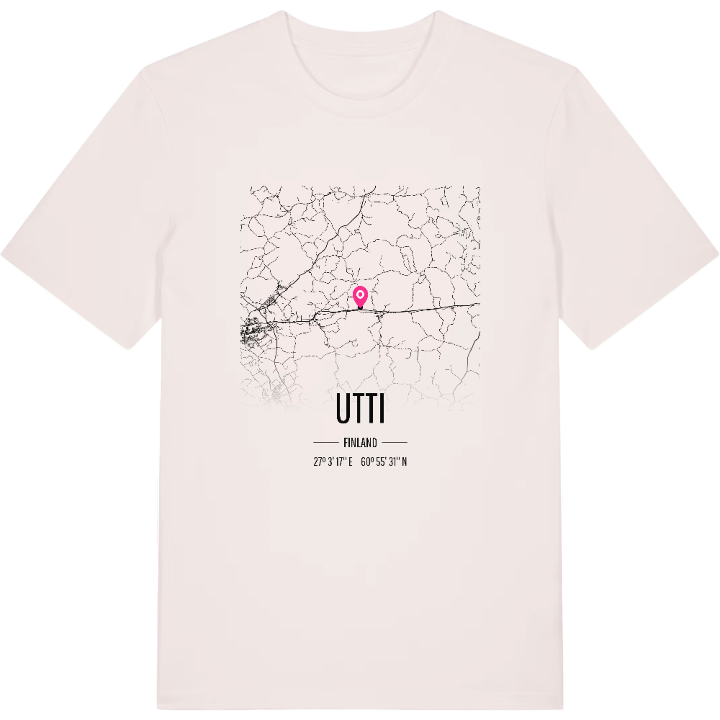 Utti map t-shirt – t-shirt from PinShirt