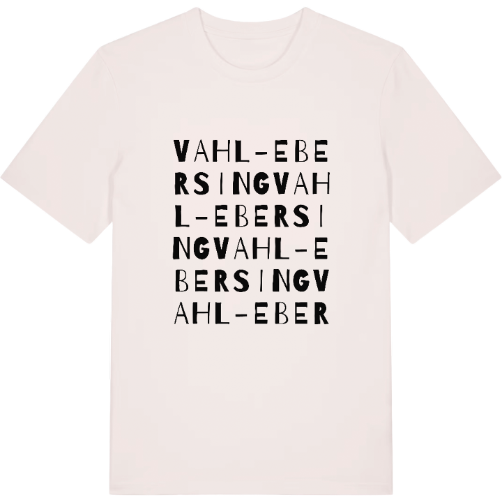 Vahl-Ebersing wordplay t-shirt – t-shirt from PinShirt