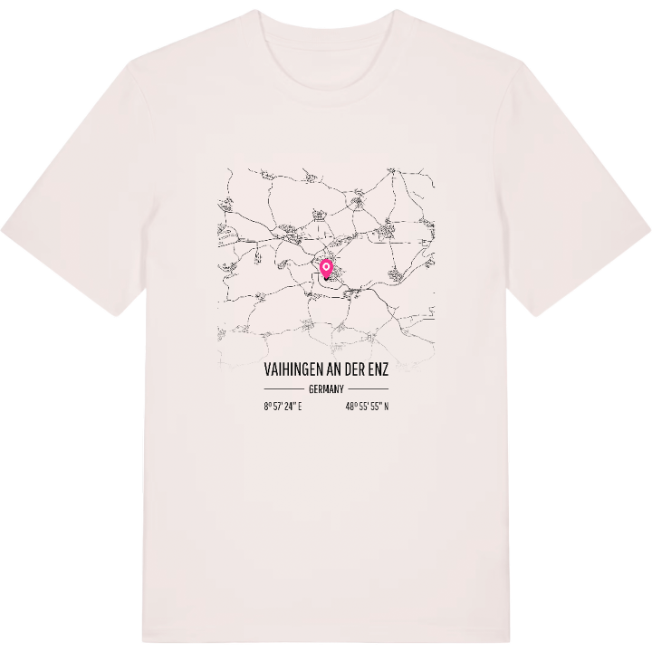 Vaihingen an der Enz map t-shirt – t-shirt from PinShirt