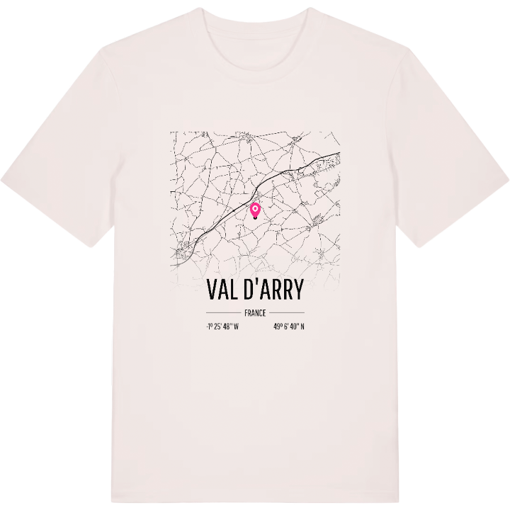 Val d'Arry map t-shirt – t-shirt from PinShirt