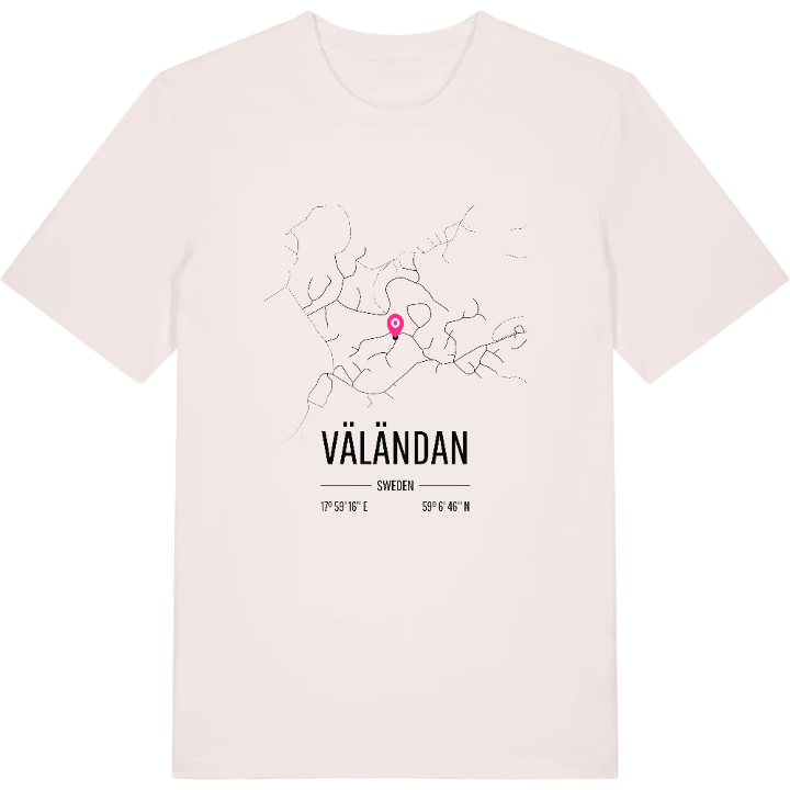 Väländan map t-shirt – t-shirt from PinShirt