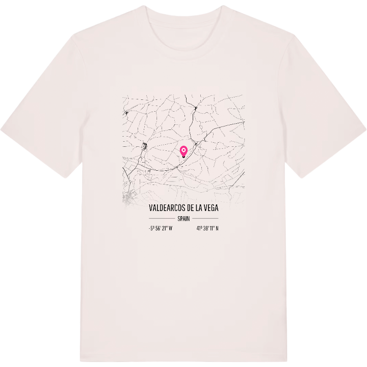 Valdearcos de la Vega map t-shirt – t-shirt from PinShirt