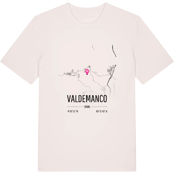 Valdemanco map t-shirt – t-shirt from PinShirt