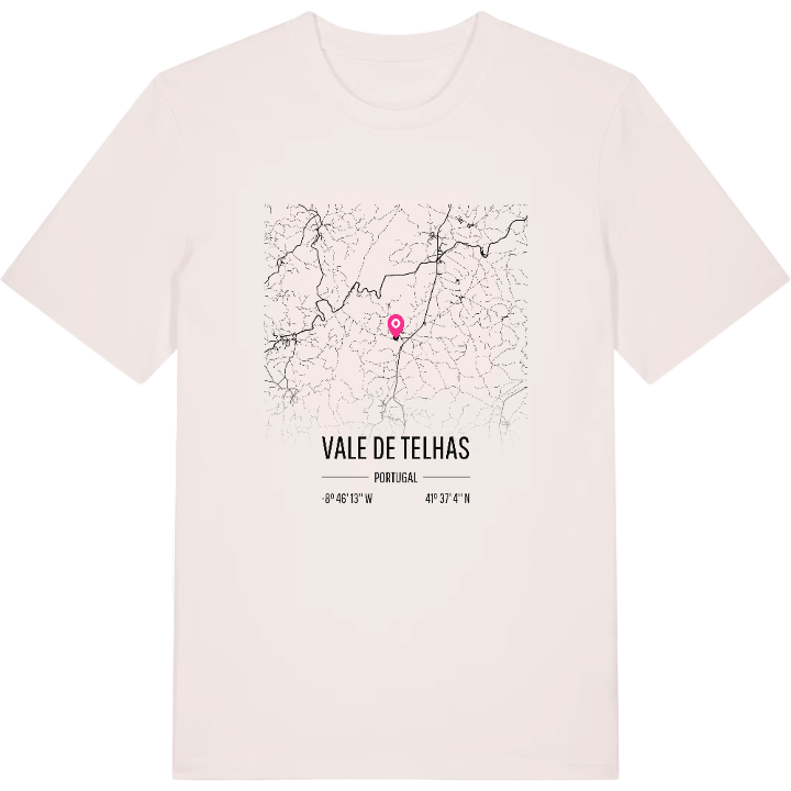 Vale de Telhas map t-shirt – t-shirt from PinShirt