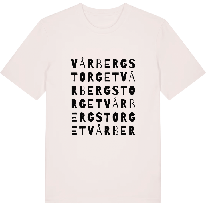 Vårbergstorget wordplay t-shirt – t-shirt from PinShirt