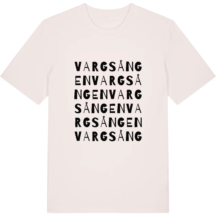 Vargsången wordplay t-shirt – t-shirt from PinShirt