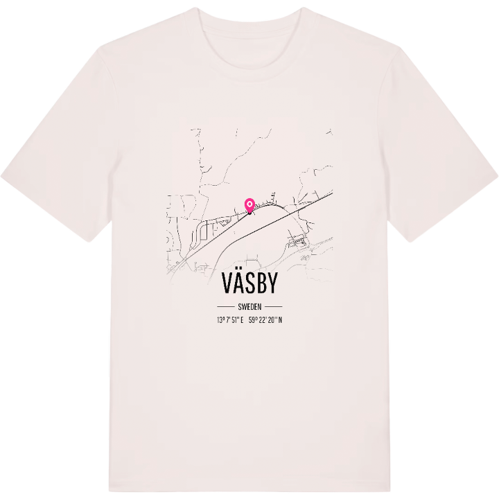 Väsby map t-shirt – t-shirt from PinShirt
