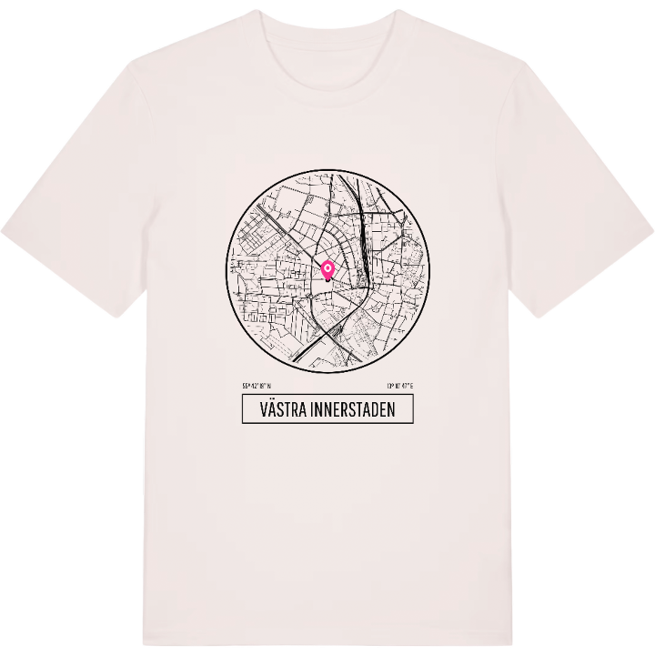 Västra innerstaden t-shirt – t-shirt from PinShirt