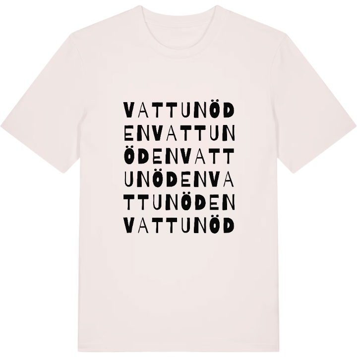 Vattunöden wordplay t-shirt – t-shirt from PinShirt