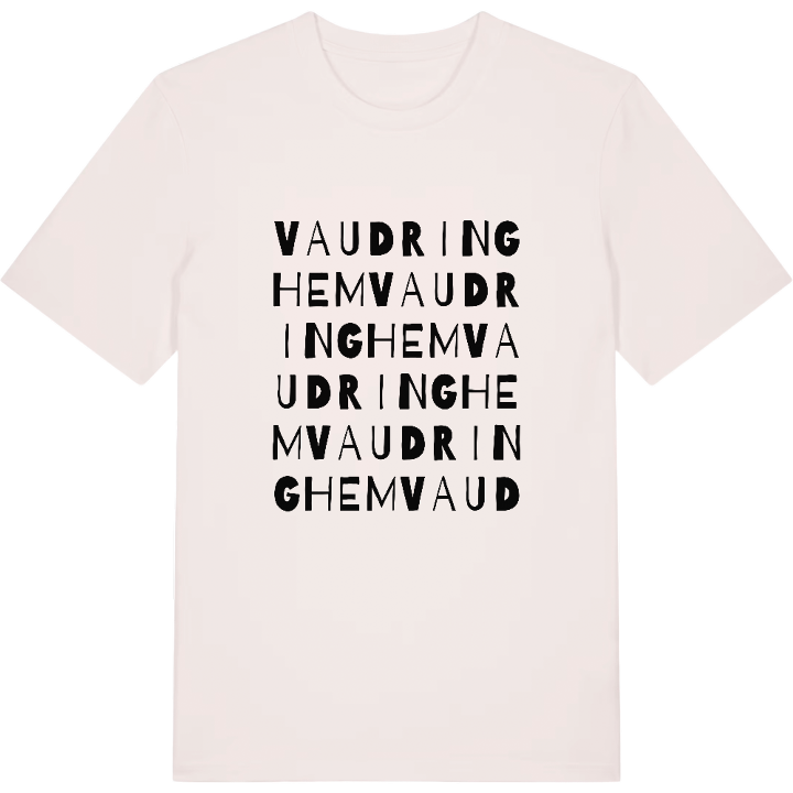 Vaudringhem wordplay t-shirt – t-shirt from PinShirt