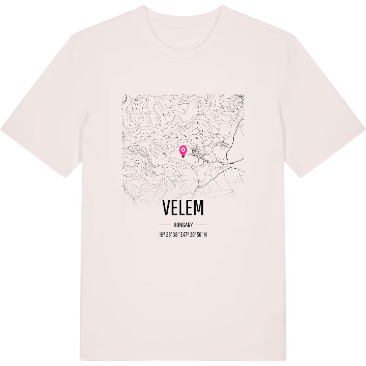 Velem map t-shirt – t-shirt from PinShirt