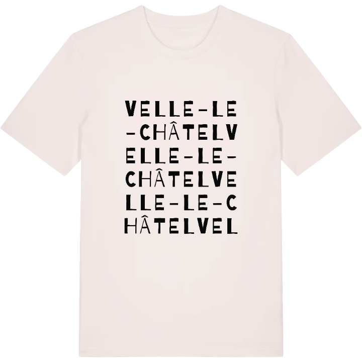 Velle-le-Châtel wordplay t-shirt – t-shirt from PinShirt