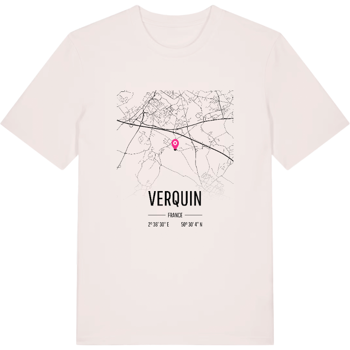 Verquin map t-shirt – t-shirt from PinShirt