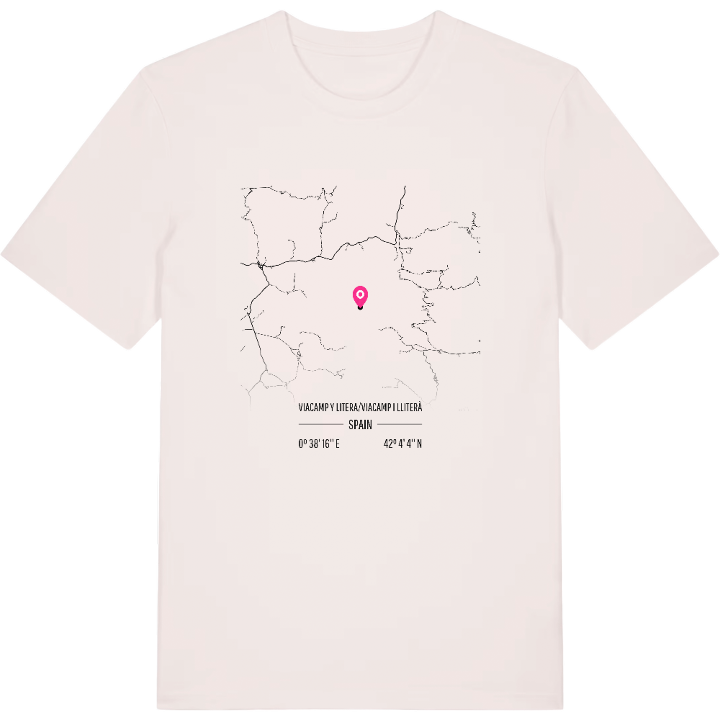 Viacamp y Litera/Viacamp i Lliterà map t-shirt – t-shirt from PinShirt