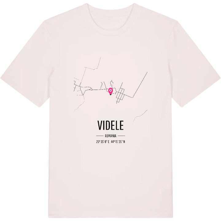 Videle map t-shirt – t-shirt from PinShirt
