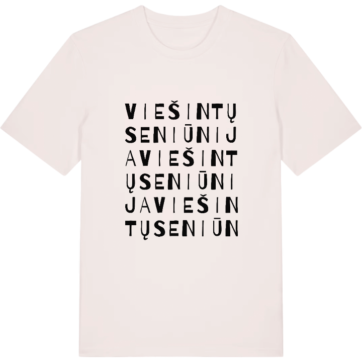Viešintų seniūnija wordplay t-shirt – t-shirt from PinShirt