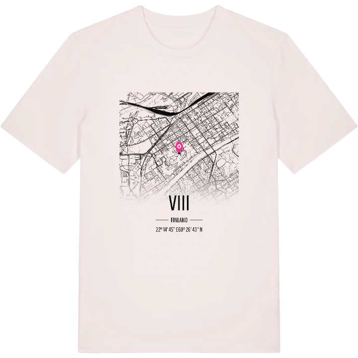 VIII map t-shirt – t-shirt from PinShirt